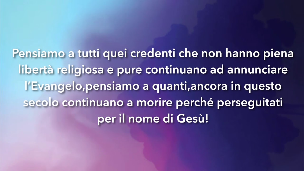 Meditazione Calendario "Parole di Vita" del 24 Maggio 2019