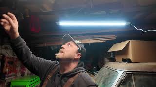Shop lights with selectable brightness and color temp?  Nice.