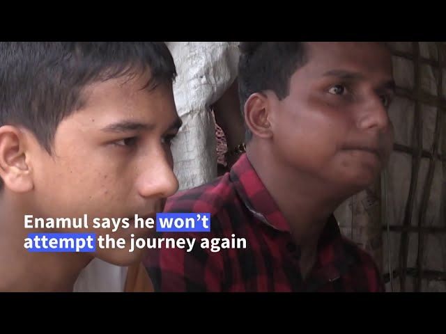 Smugglers beat Rohingya on trafficking boat