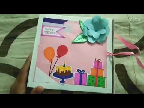 Birthday scrapbook made by  Pratiksha Mundhe 👍