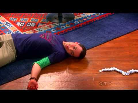 Sheldon's domino effect orgasm- TBBT S6.21 The Closure Alternative