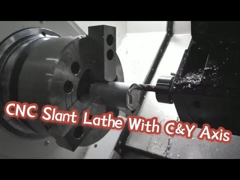 Токарный обрабатывающий центр с револьверной головкой Oturn HT-6M - Видео c Youtube №1