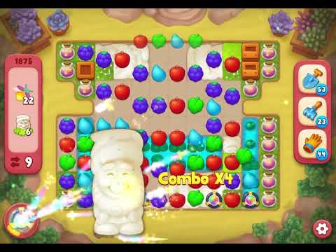 Gardenscapes Level 1875 Hard