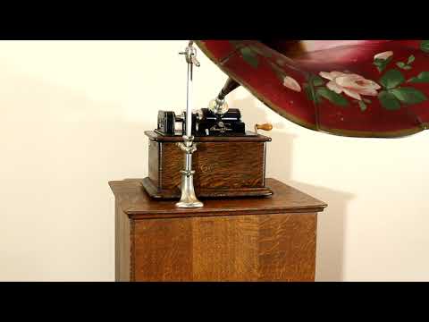 Billy Murray w Premier Quartet "The Battle In The Air" on Edison Blue Amberol cylinder record 3618