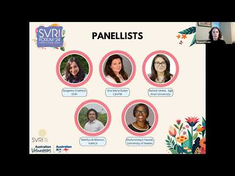 Voices from SVRI Forum 2024 - Session 2.1: Evolving approaches to economic empowerment