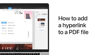 How to insert a hyperlink in a PDF