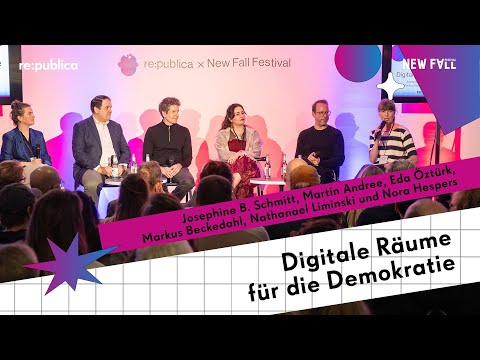 re:publica x New Fall Festival 2025: Digitale Räume für Demokratie