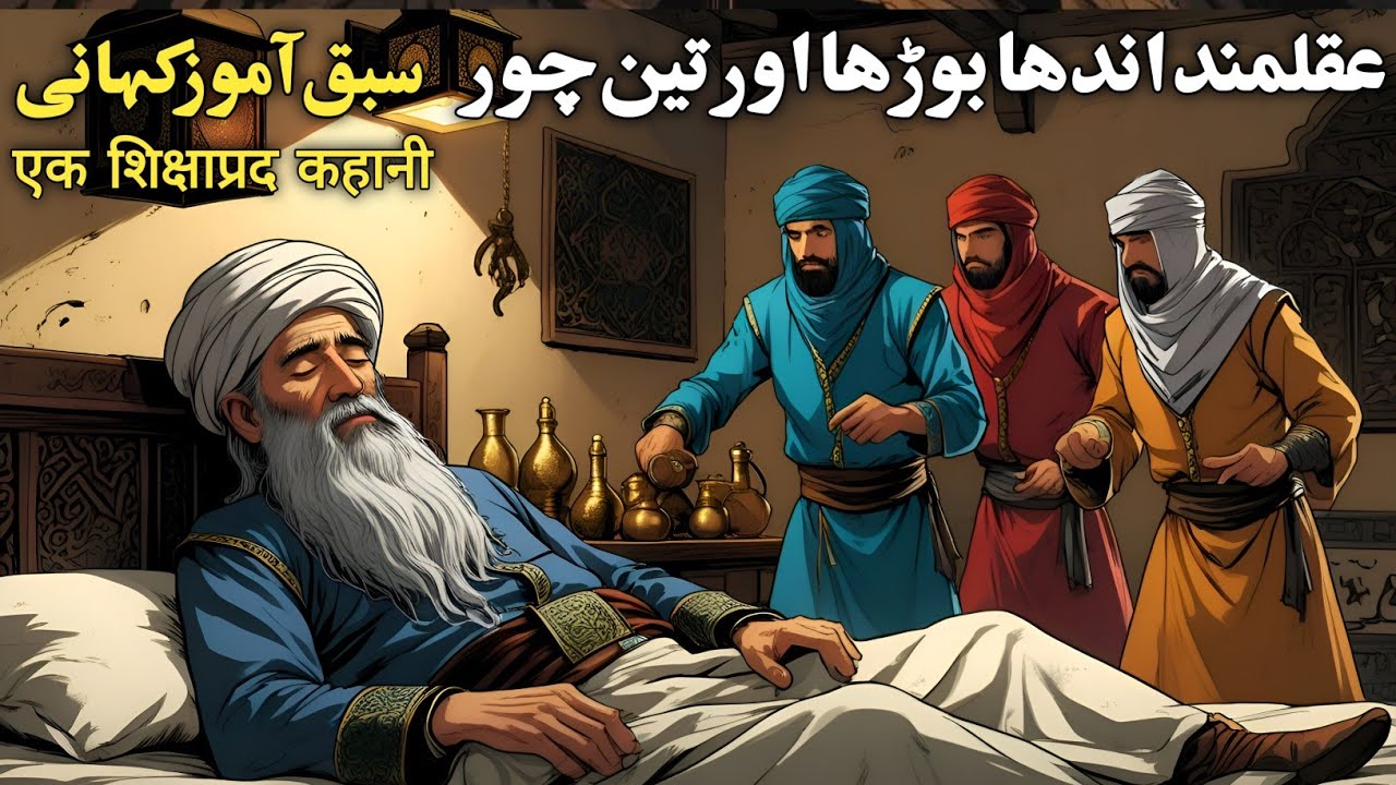 Aqalmand Andha Boorha Aur 3 Chor | अल्लाह सबकी सुनता है | Urdu Hindi Moral Story