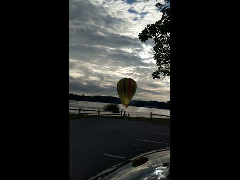 Hot Air Balloon Crashes Into Power Lines, Guy Escapes Without A Scratch