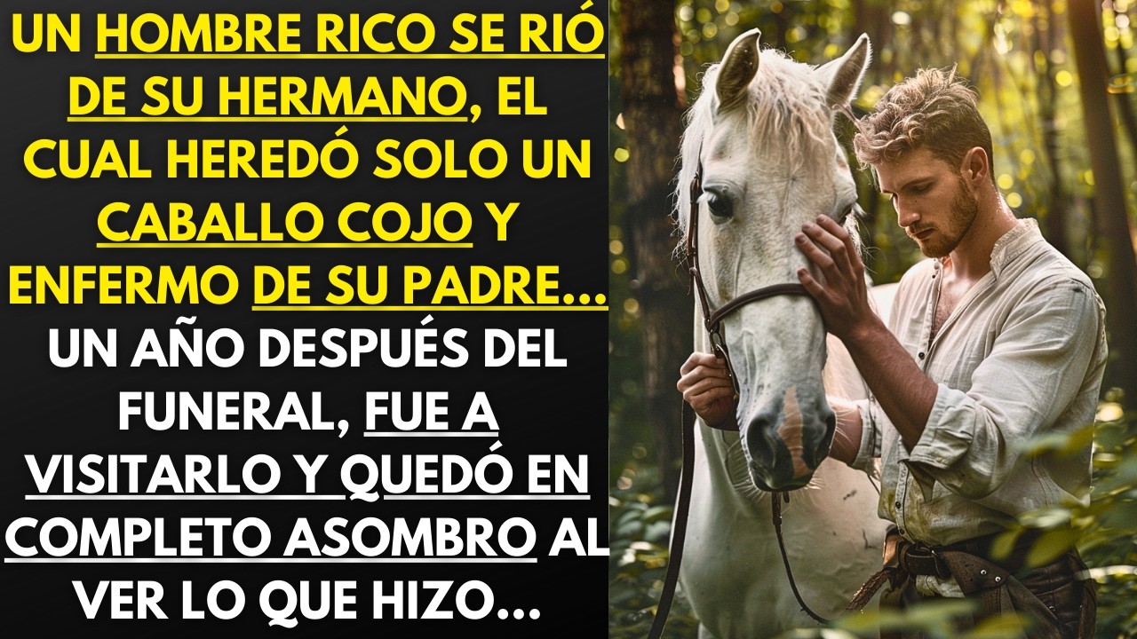 UN RICO SE RIÓ DE SU HERMANO, EL CUAL HEREDÓ SOLO UN CABALLO COJO DE SU PADRE... UN AÑO DESPUÉS...
