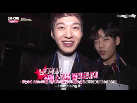 [ENG SUB] 151018 BTOB Show Champion Backstage