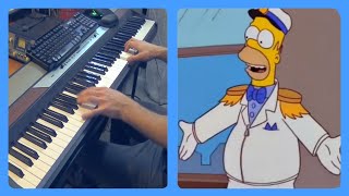 Just ripping it on the piano to the Garbage Man song (The Simpsons)