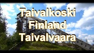 preview picture of video 'Ski Jumping Tower Taivalkoski Finland Kalle Päätalo Kalle Päätalon maisemissa'