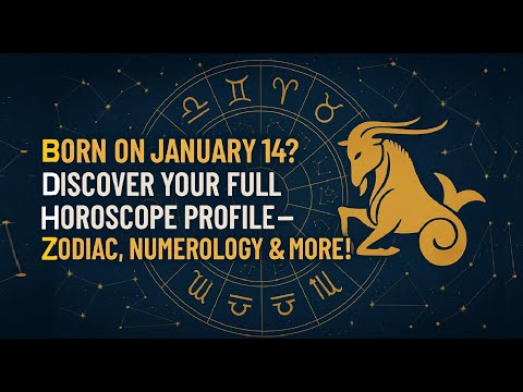 Born on January 14? Discover Your Full Horoscope Profile – Zodiac, Numerology & More!