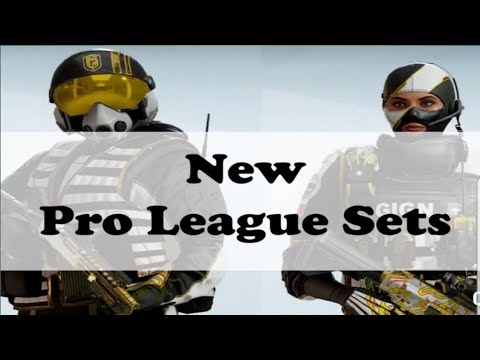 Rainbow six siege Pro league set Jager,Twitch,Amaru,Goyo