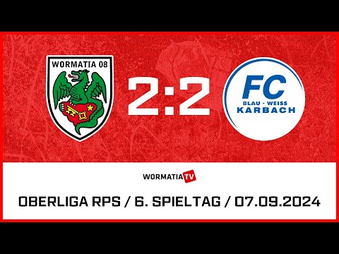 Highlights Wormatia Worms vs FC Karbach 2:2 (07.09.2024)