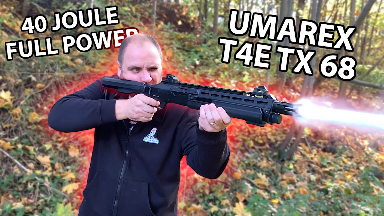 Umarex T4E TX 68 (HDX 68) 40J Shotgun – Test, destruction, penetration and target shooting