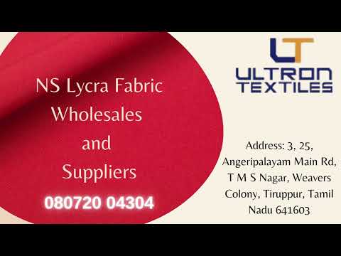 Service Provider of NS Lycra Fabrics & 4 Way Lycra Fabrics by Ultron ...