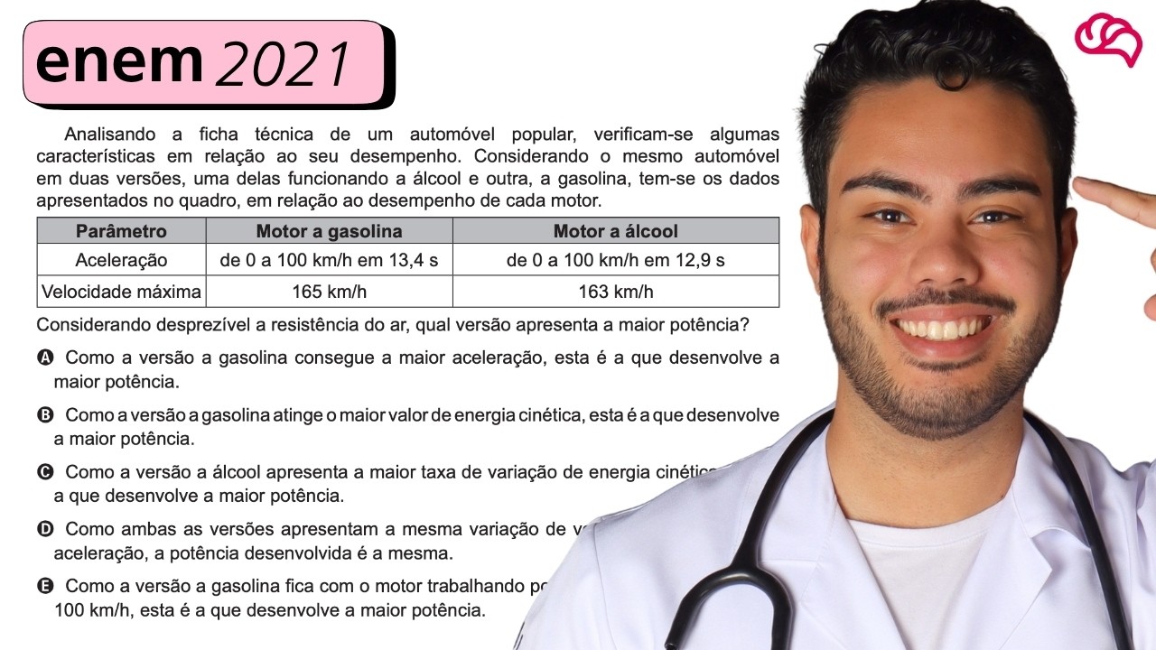 Resolução em Vídeo — Questão 107 ENEM 2021
