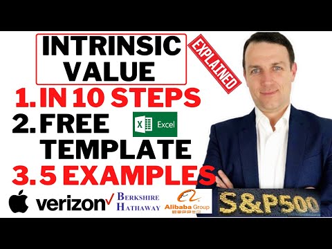 Intrinsic Value Calculation In 10 Steps (Free Template + 5 Stock Examples)