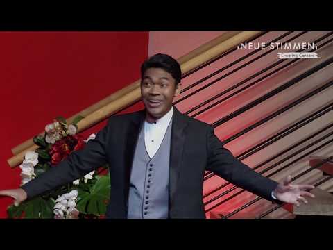 NEUE STIMMEN 2018 - Master Class: Michael Rakotoarivony sings "Heiterkeit und Fröhlichkeit"