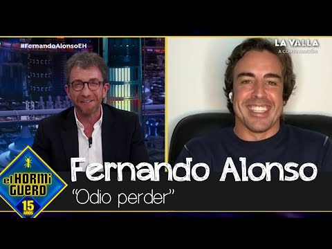 Fernando Alonso desvela su parte más competitiva: "Odio perder" - El Hormiguero
