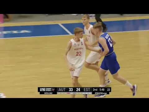 Imran Suljanovic- FIBA U16 Eurobasket Highlights  Austria vs Estonia