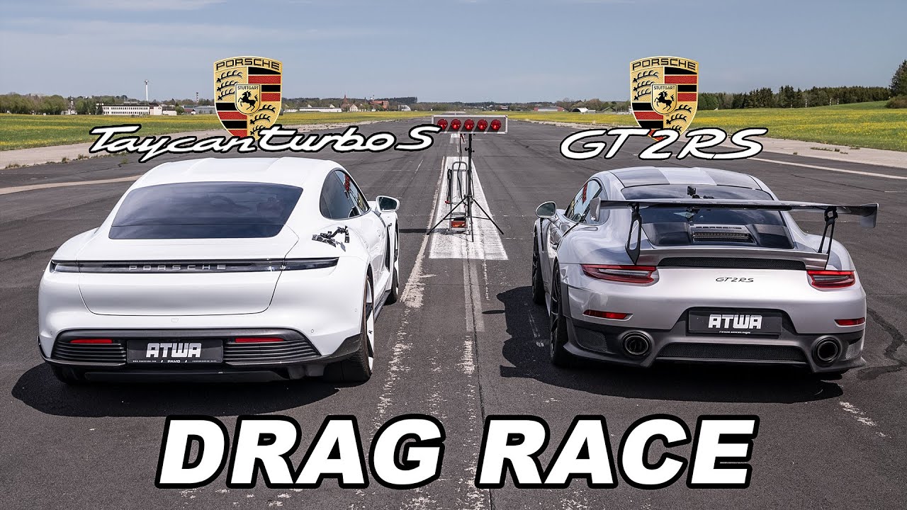 Taycan Turbo S對上911 GT2 RS 誰才是保時捷加速王者?