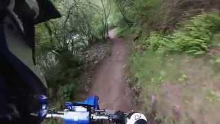 preview picture of video 'Narrow Single Track on WR 450'