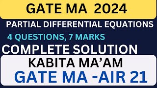 GATE 2024 PDE COMPLETE SOLUTION WITH KABITA MA'AM | #gate2024 #gate2024solution