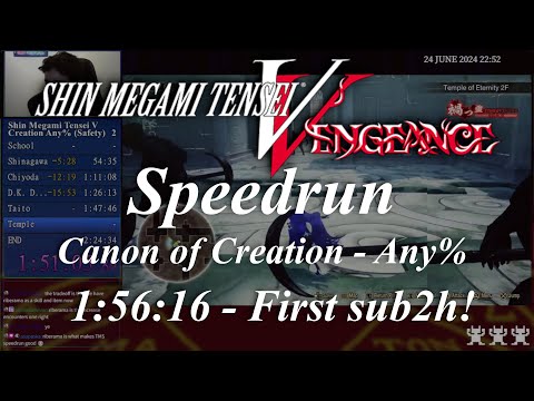 Shin Megami Tensei V: Vengeance - Creation Any% (Safety) [1:56:16]