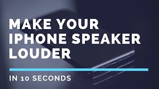 How to make your phone speaker louder! #Shorts