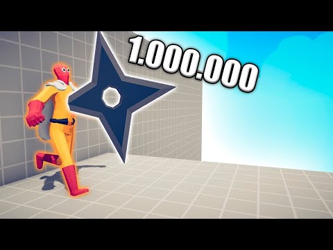 1.000.000 DAMAGE SAMURAI vs UNITS - TABS | Totally Accurate Battle Simulator 2024