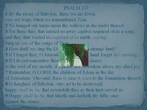 PSALMS 137 BA HA LASHAWAN QADASH