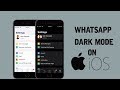 How to Get WhatsApp Dark Mode in IOS iPhone
