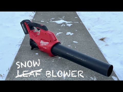 Etc: Can You Clean Snow With a 18V Leaf Blower?