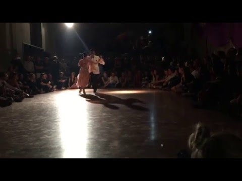  Melina Mouriño  and  Julio Altez  are  dancing  at  Athens TangoLovers  in  2016
