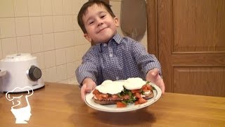 Дети готовят французский завтрак - Видео онлайн