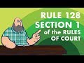 [EVIDENCE] Rule 128 Section 1 of the Rules of Court