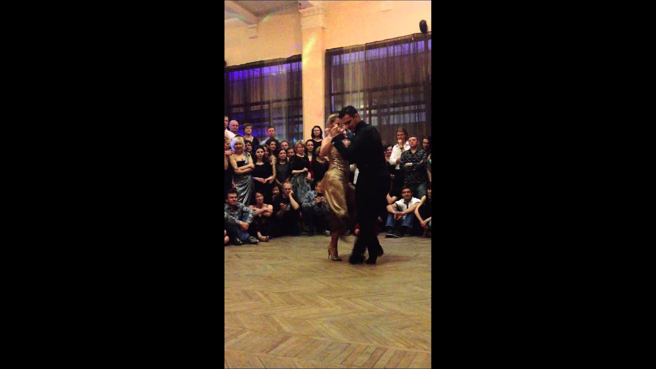Alejandra Mantinan & Leandro Palou milonga dance Teplitsa Moscow