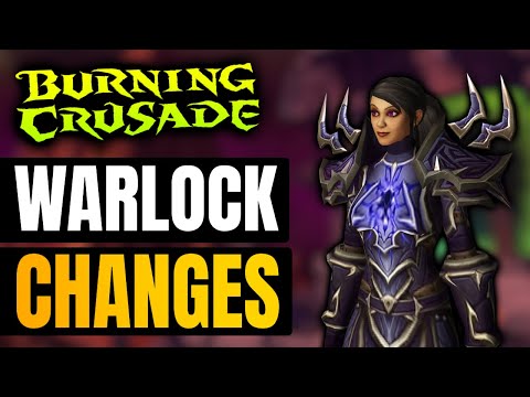 Insane Warlock Changes and New Spells in TBC Classic WoW