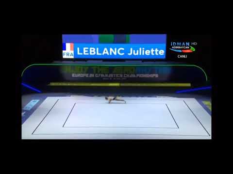 LEBLANC Juliette (FRA) - SENIORS IW Aerobic Gymnastics European Championships 2019