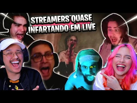 OS STREAMERS QUASE INF4RT*RAM NESSES JOGOS DE TERROR KKKKKK