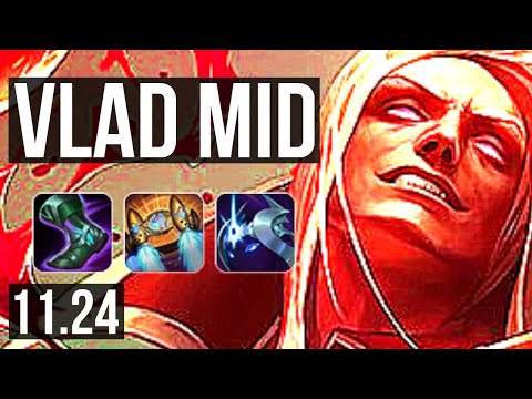 VLAD vs LUCIAN (MID) | 71% winrate, 6/1/3 | EUW Master | 11.24