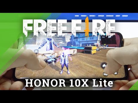Honor 10X Lite Garena Free Fire Gameplay on High FPS