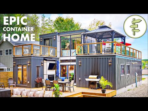 Mind-Blowing Modular Shipping Container Home with Open-Concept Design