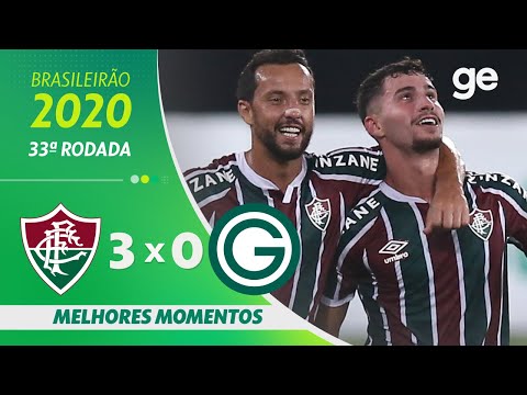 FLUMINENSE 3 X 0 GOIÁS | MELHORES MOMENTOS | 33ª RODADA BRASILEIRÃO 2020 | ge.globo