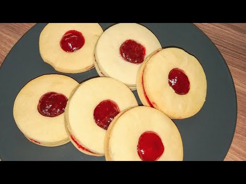 How to bake Jam filled cookies | Jam Biscuits