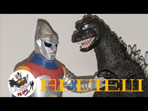 Bandai movie monster series Jet Jaguar (Godzilla vs Megalon) Action Figure Review
