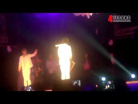 [HD] 110207 Yesung focus @ 12 Plus Miracle Day : Yesung Magic Show and blowing kiss